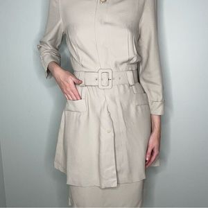 Studio I Vintage 80’s Dress with built in skirt, top and matching belt